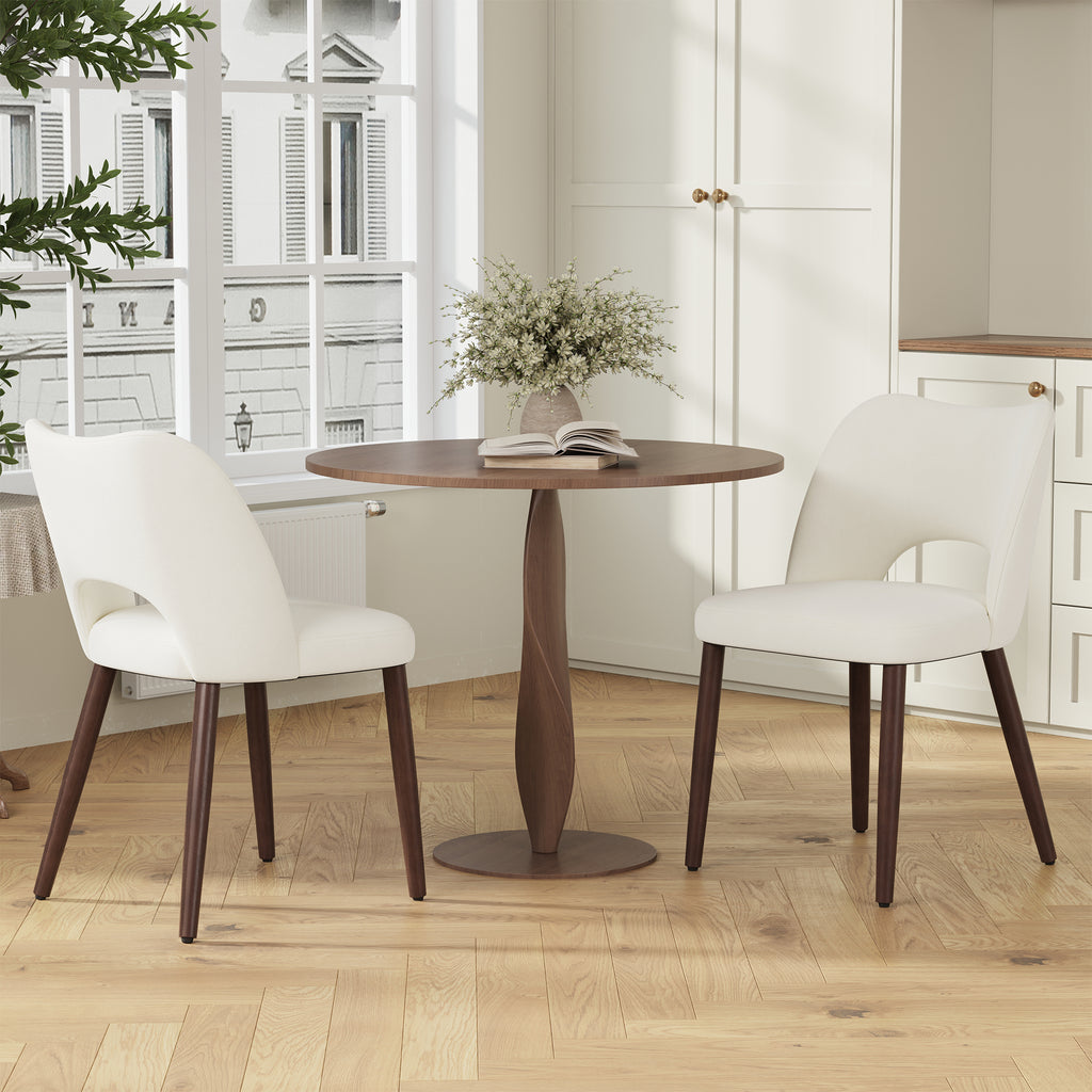 AFO  Modern Fabric/PU Leather Dining Chair