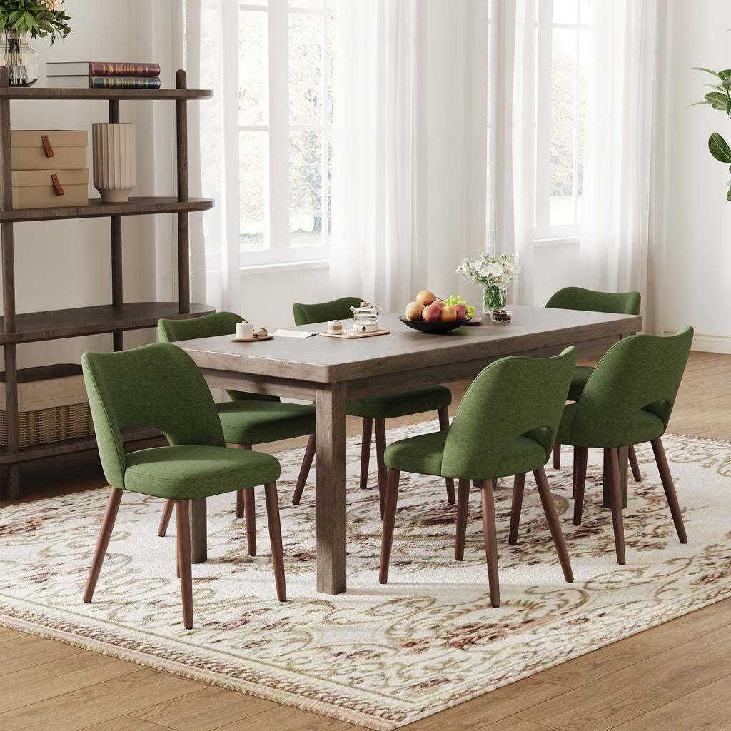 AFO  Modern Fabric/PU Leather Dining Chair