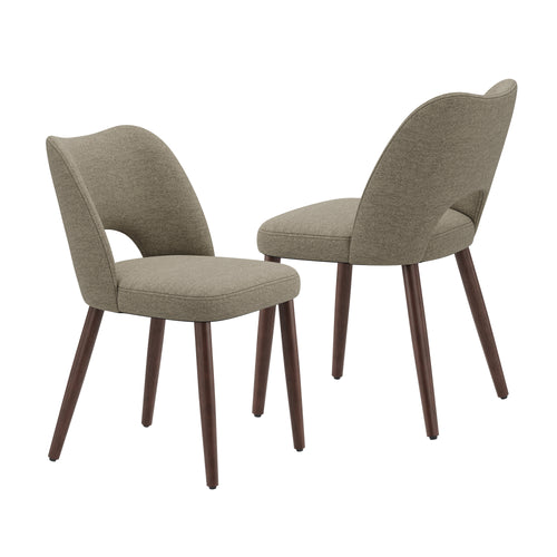 AFO  Modern Fabric/PU Leather Dining Chair
