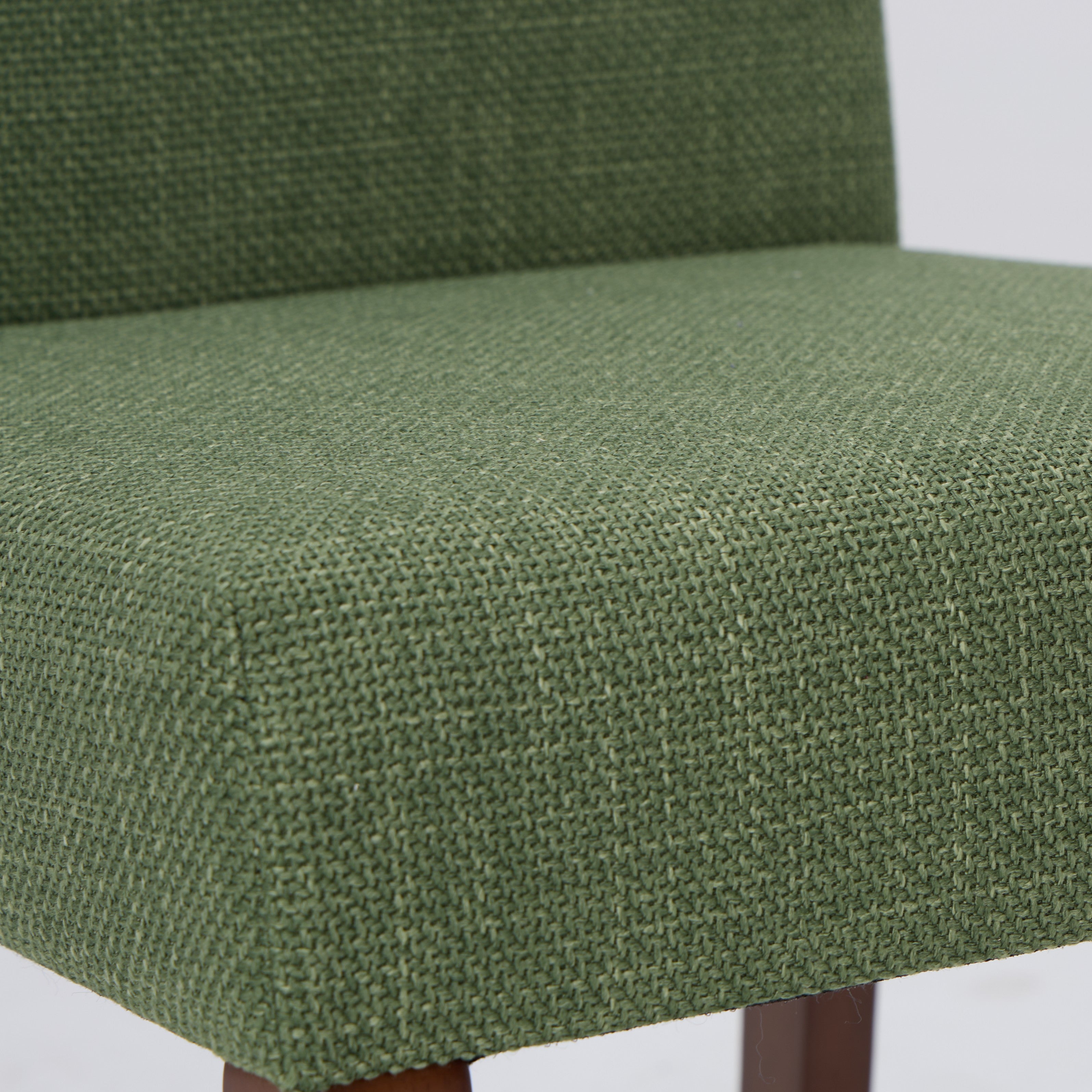 Upholstered Parsons Dining Chairs with Wood Legs and High Back for Kitchen, Dining Room, or Restaurant