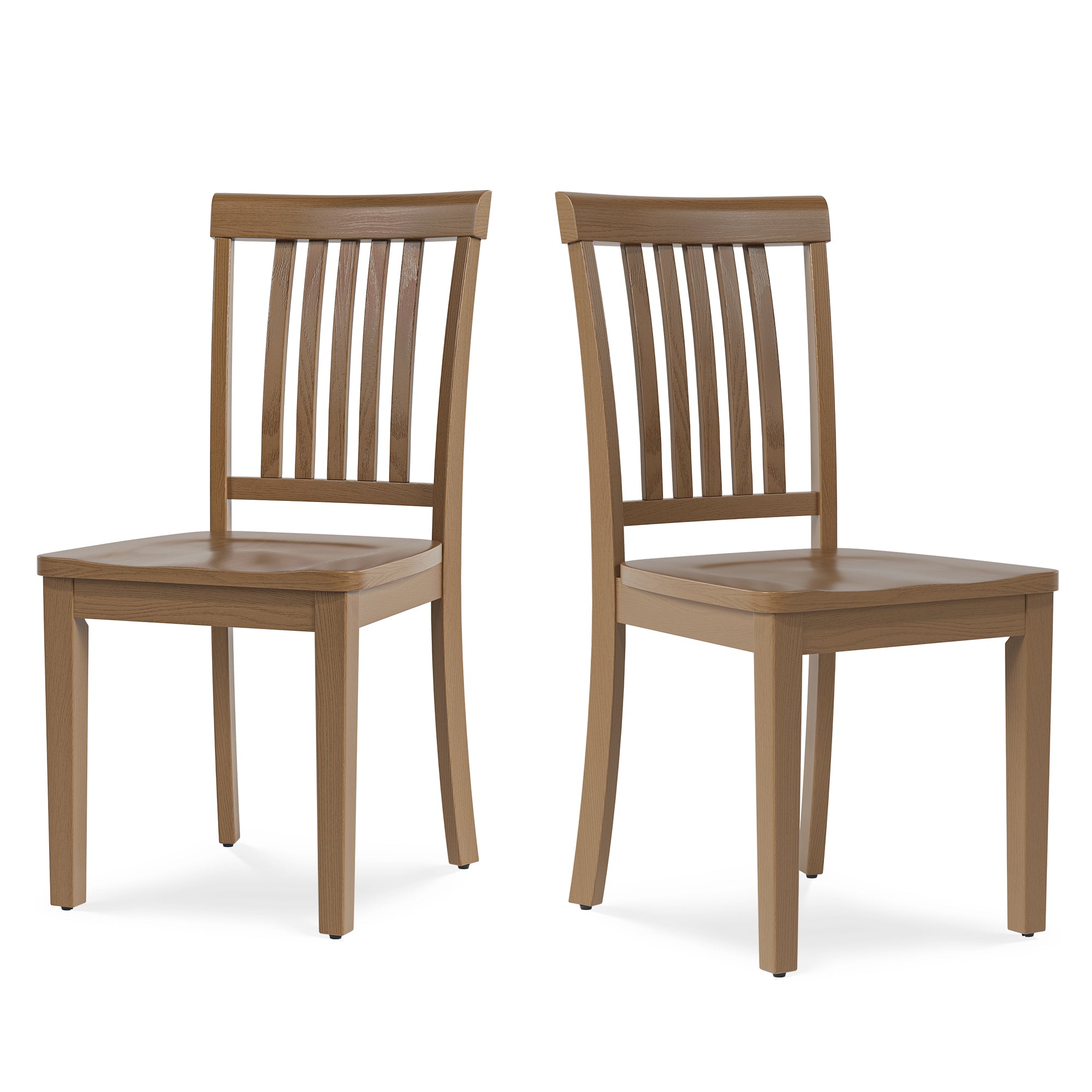 Wooden Windsor Dining Chairs Set of 2,for Kitchen,Dining Room