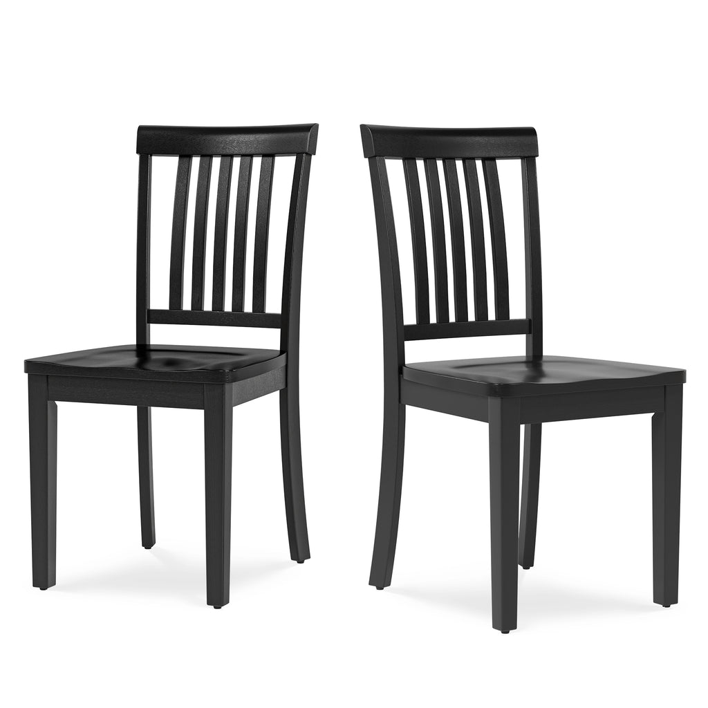 Wooden Windsor Dining Chairs Set of 2,for Kitchen,Dining Room