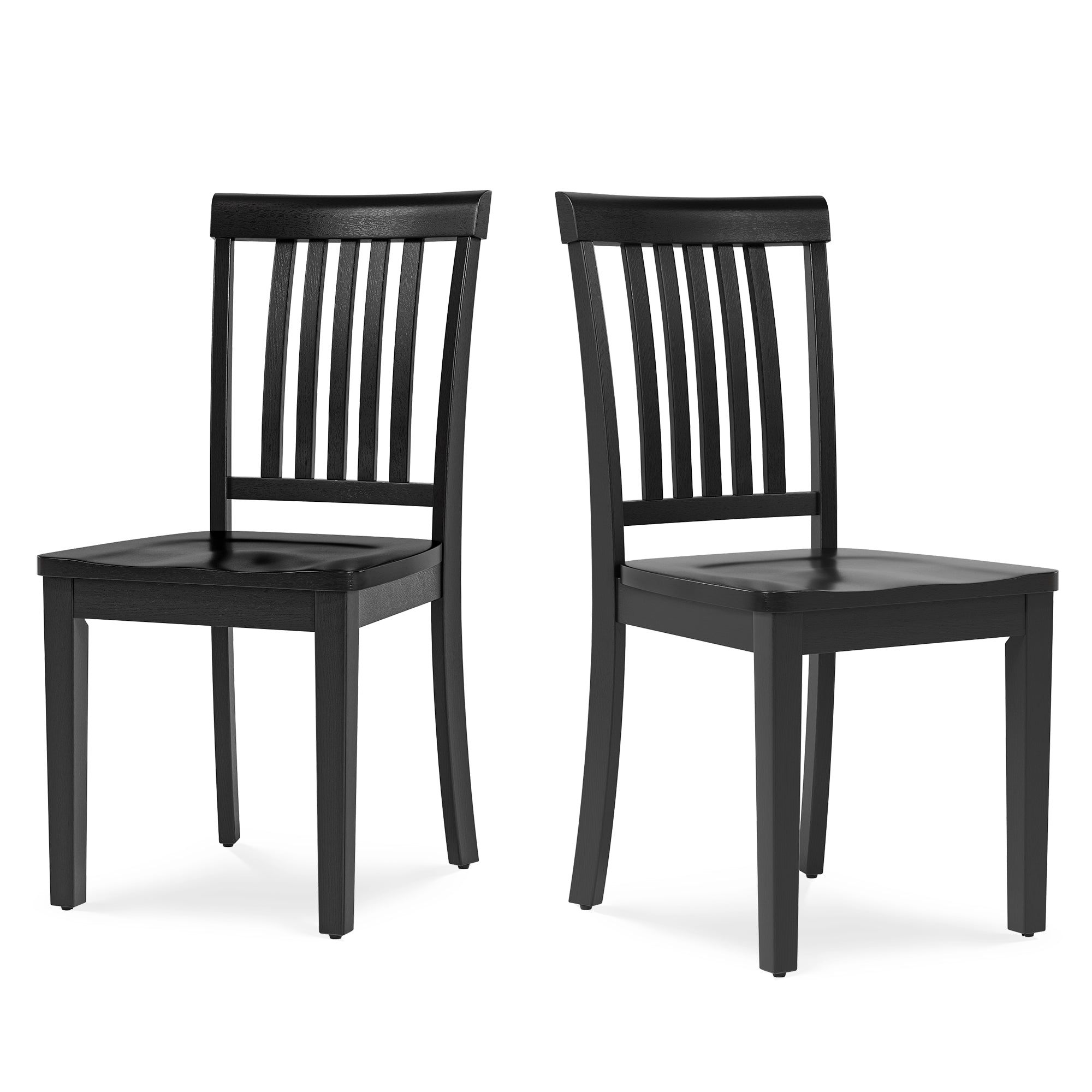 Wooden Windsor Dining Chairs Set of 2,for Kitchen,Dining Room