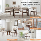 AFO Upholstered Dining Chairs – Fabric Seat, Solid Wood Frame