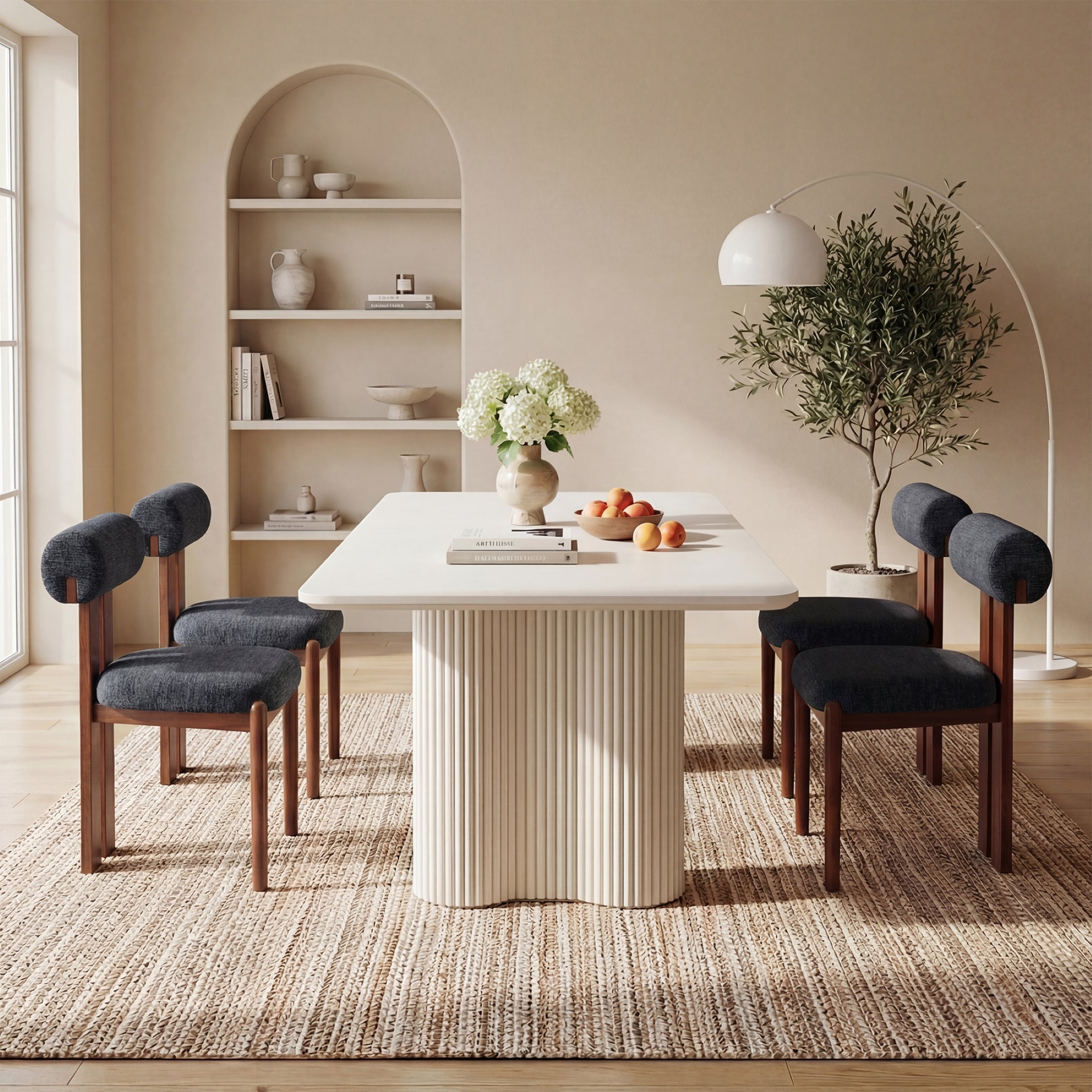 Upholstered Modern Dining Chair, Kitchen Side Chair for Dining Room and Restaurant