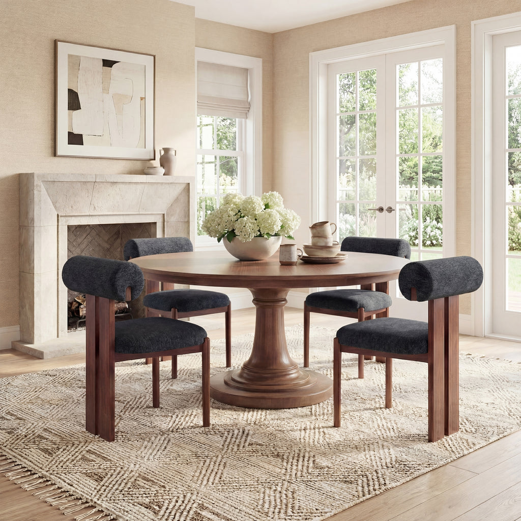 Upholstered Modern Dining Chair, Kitchen Side Chair for Dining Room and Restaurant