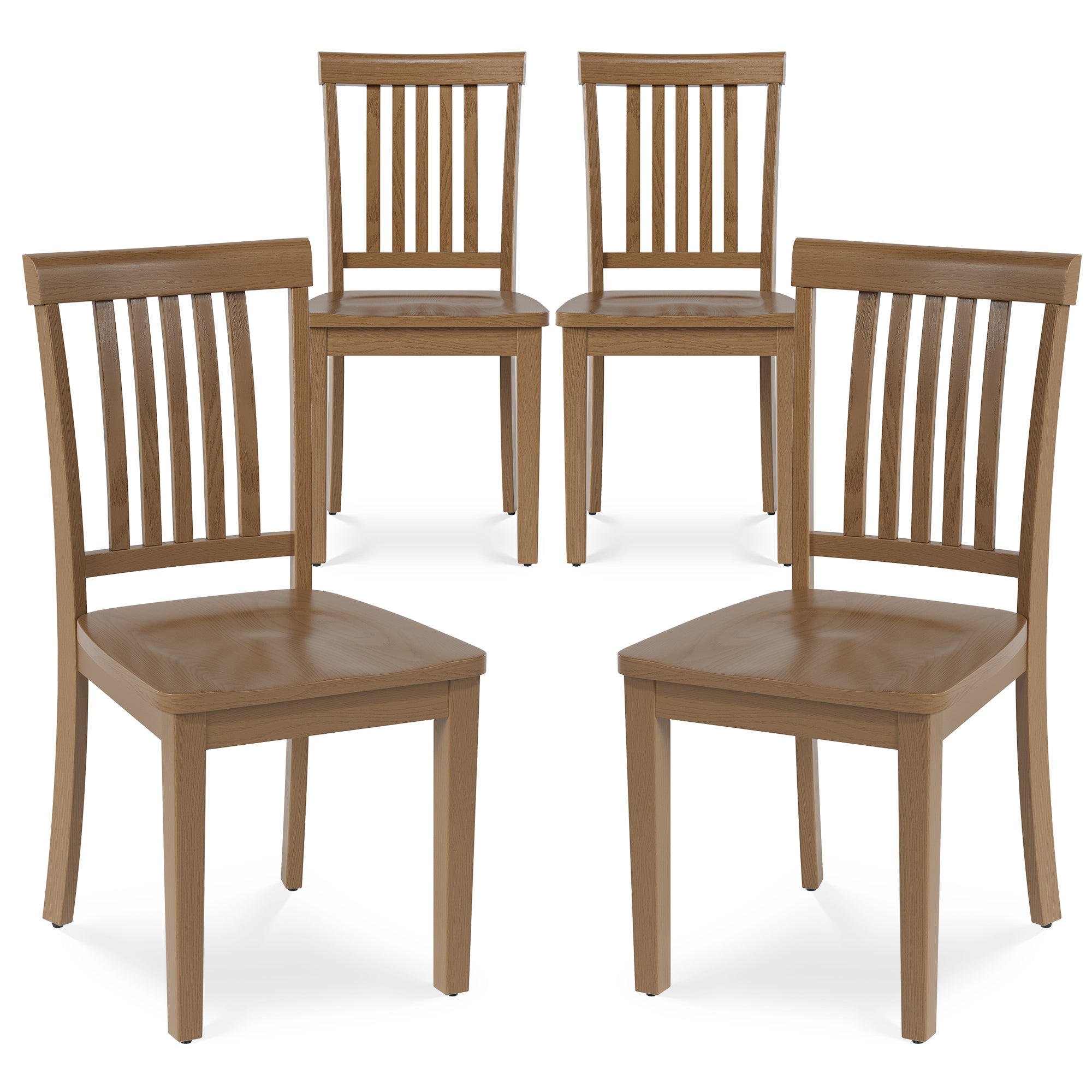 Wooden Windsor Dining Chairs Set of 2,for Kitchen,Dining Room