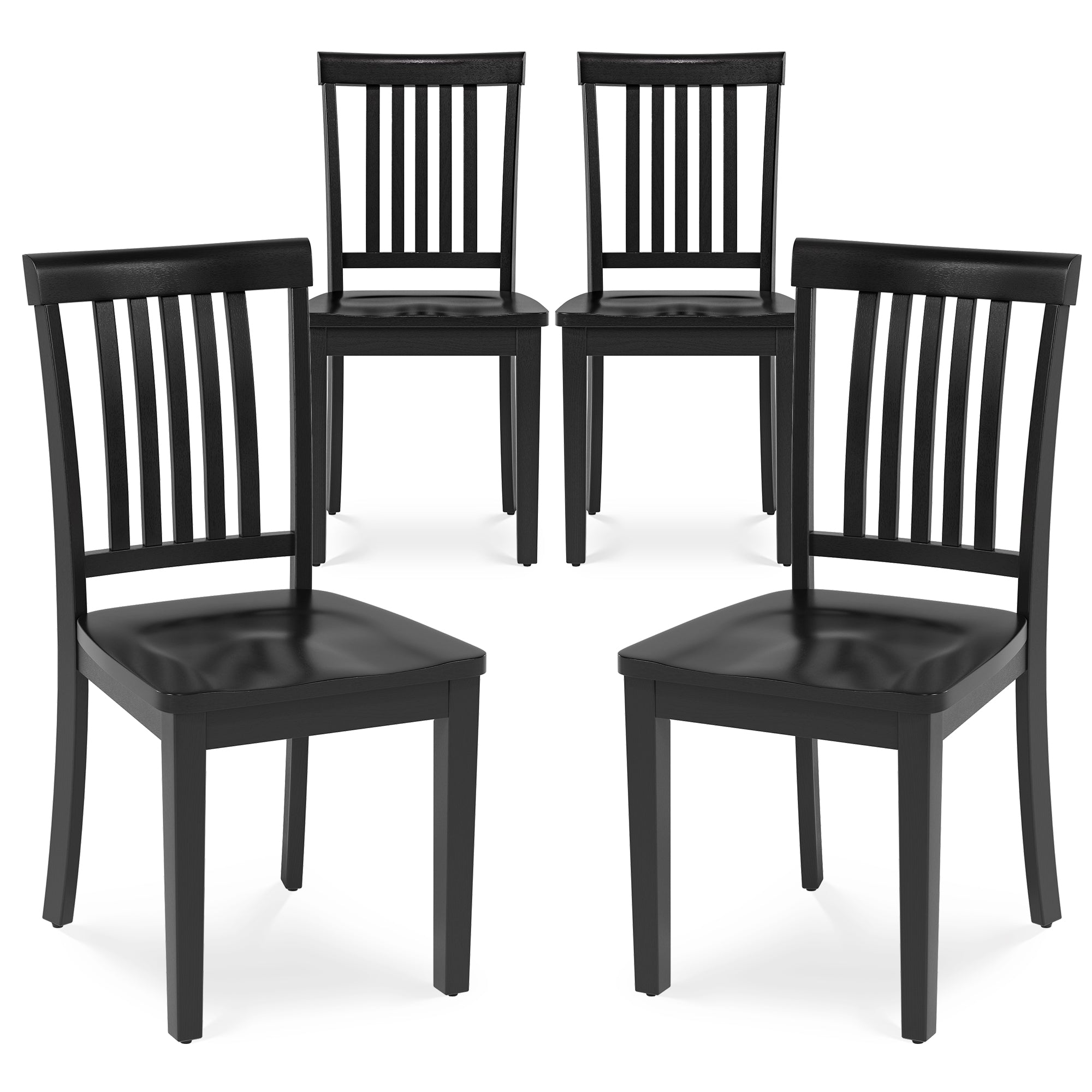 Wooden Windsor Dining Chairs Set of 2,for Kitchen,Dining Room