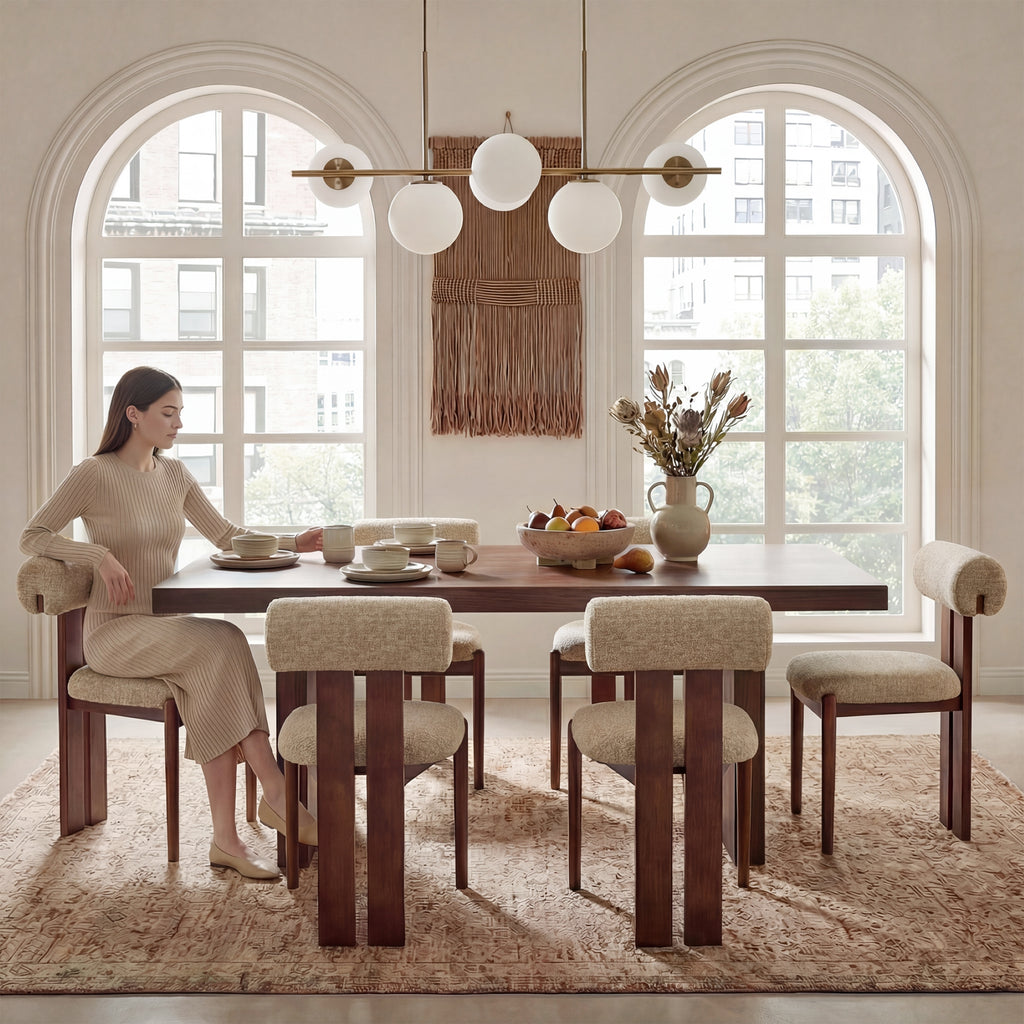 Upholstered Modern Dining Chair, Kitchen Side Chair for Dining Room and Restaurant