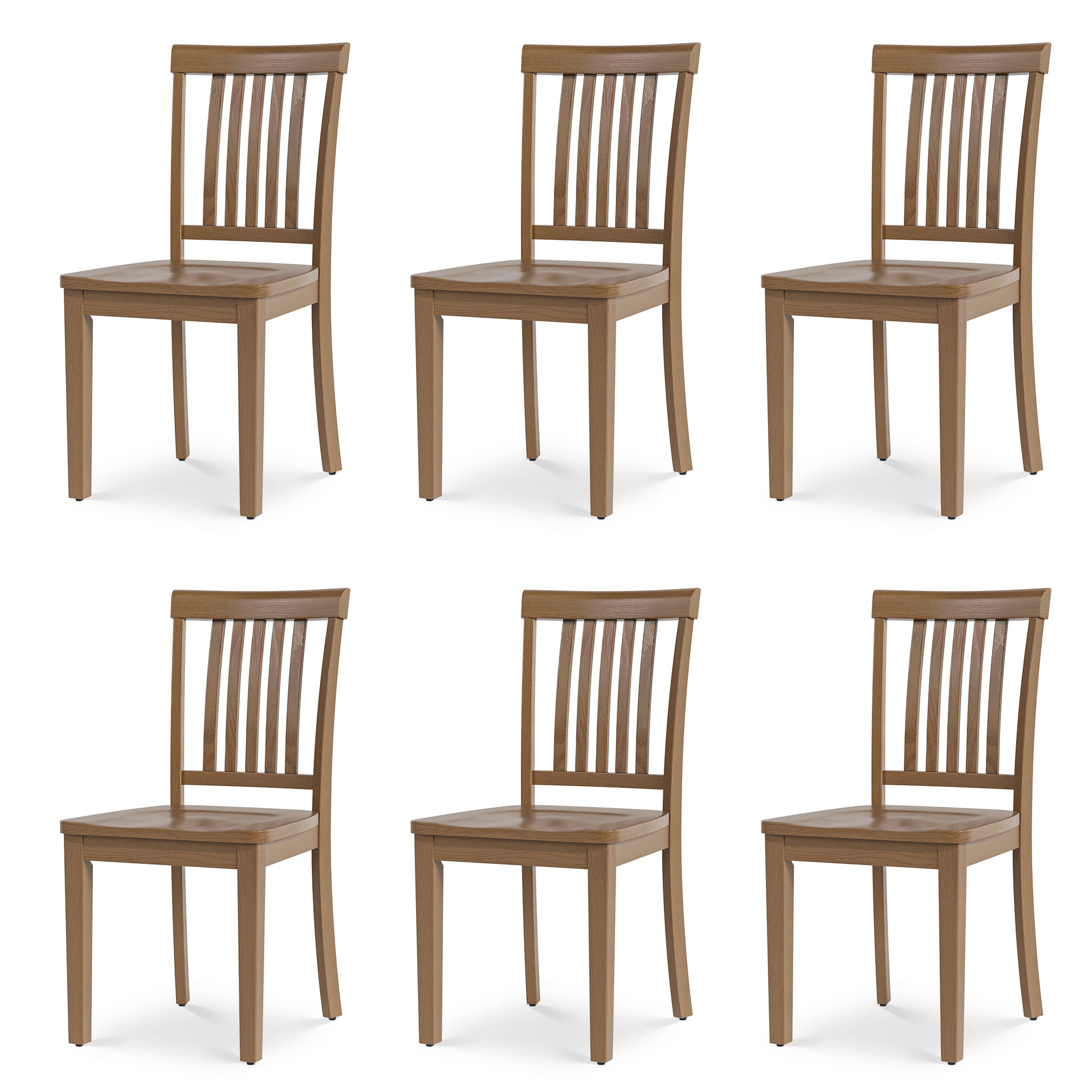 Wooden Windsor Dining Chairs Set of 2,for Kitchen,Dining Room