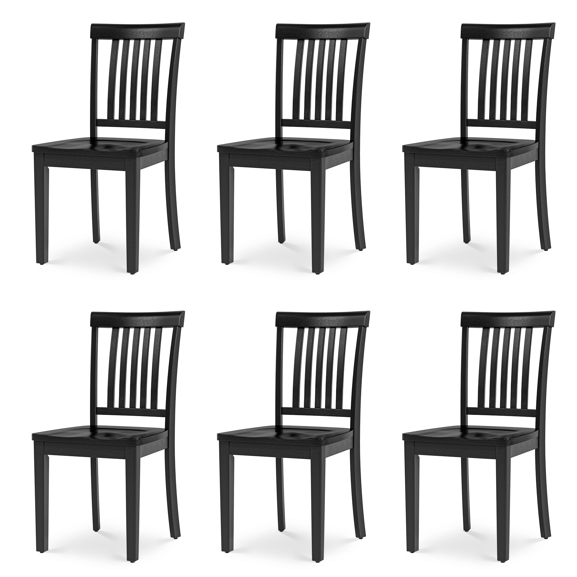 Wooden Windsor Dining Chairs Set of 2,for Kitchen,Dining Room