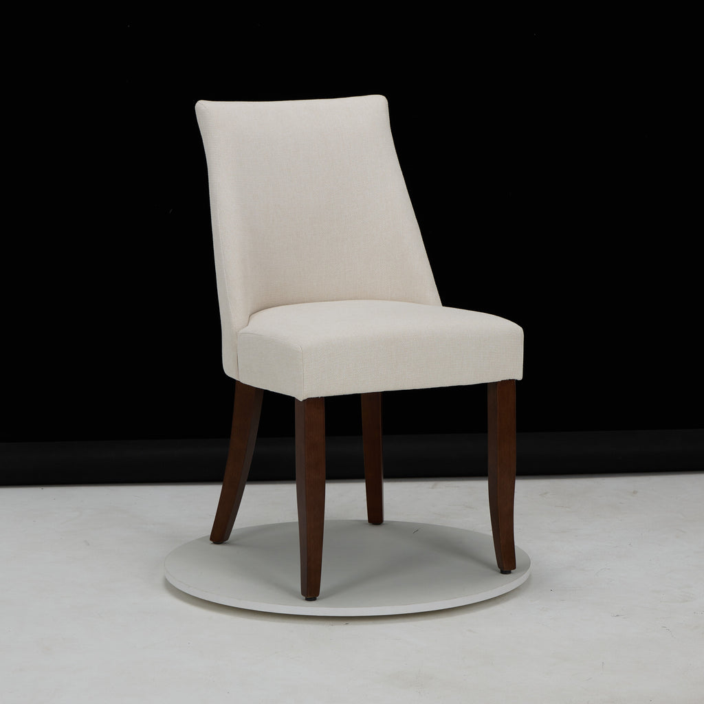 Upholstered Dining Chair Wood Mid Century Side Chair for Kitchen Desk, Dining Room