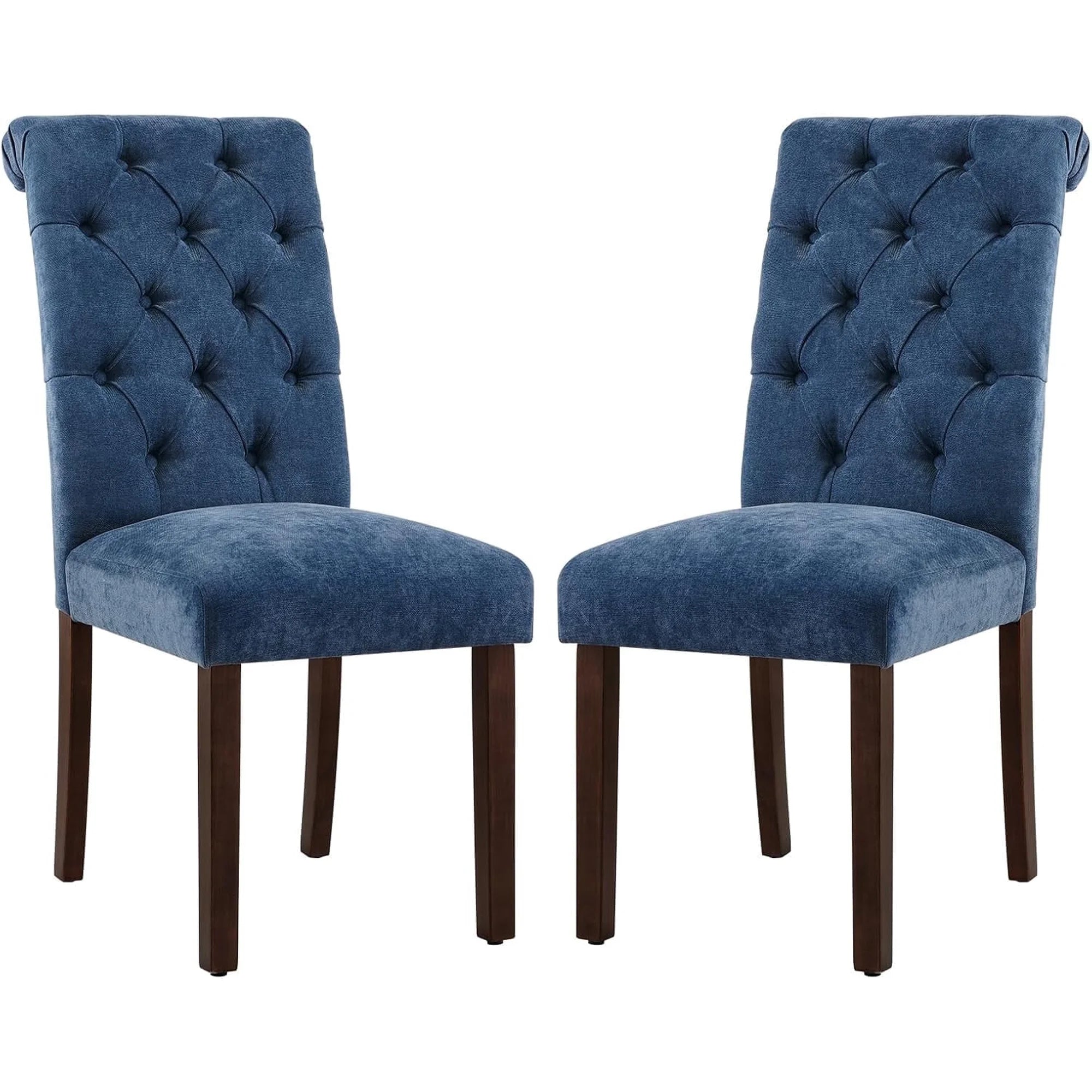AFO Upholstered Button Tufted High Back Dining Chair